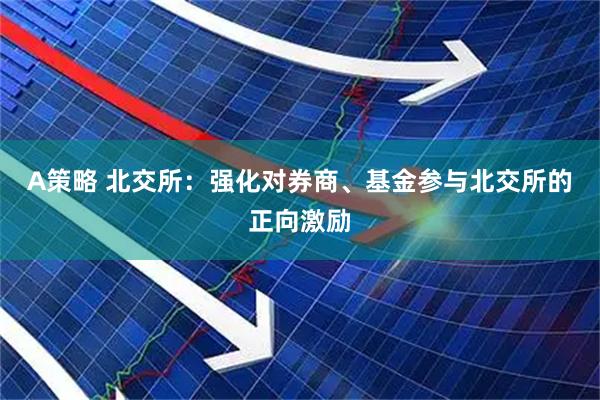 A策略 北交所：强化对券商、基金参与北交所的正向激励